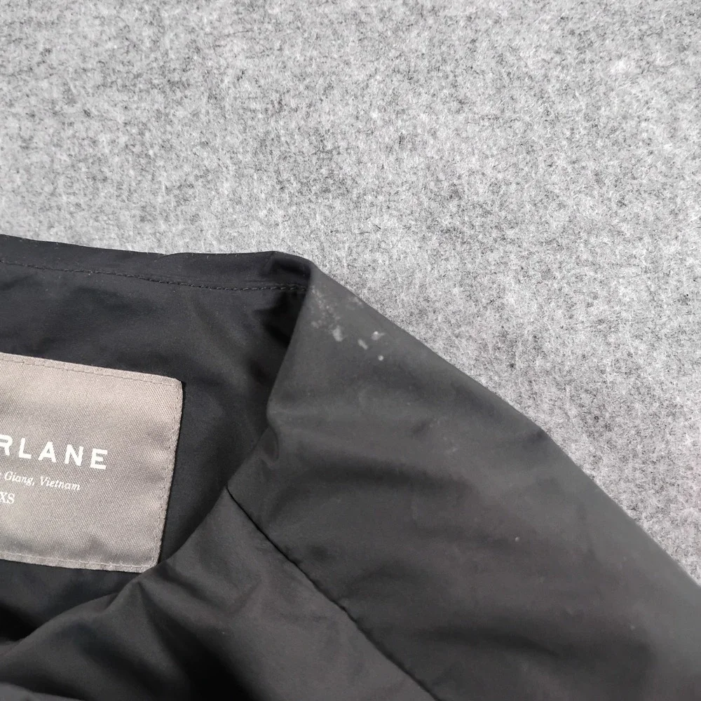 Everlane San Francisco Primaloft Puffy Bomber Renew Jacket Women XS Grey Quilted